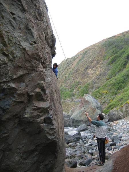 Sallie on Peepers Rock