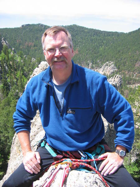 my neighbor Jay on the top of Quickbeam.