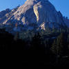 Voodoo Dome, viewed from the parking turnout on the lower Kern River Road. 