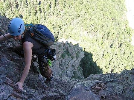 Lover's Leap - Betty climbing