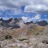 cirque view past jackass pass