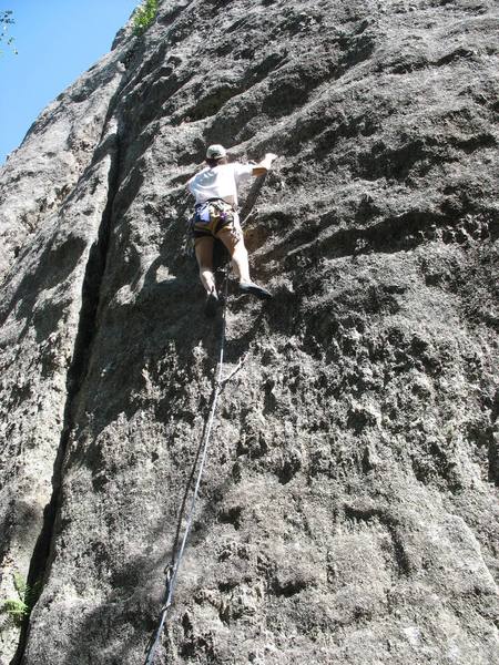 Dave Rone looking for one of the nice rest stances.  Photo:  Burt Lindquist