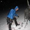 Getting down after summitting Mt Barille, need food, need water, need sleep.  Flash made it look like it was really dark.