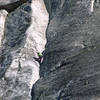 Errett Allen free soloing "Regular Route".<br>
Photo by Blitzo.