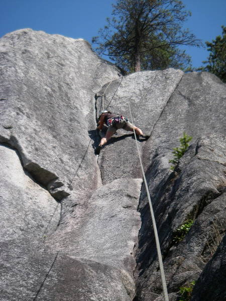 In the crux on Up, Up, and Away.