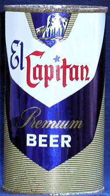 El Capitan Beer. 1960s.<br>
Photo by Blitzo.
