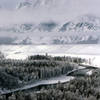 Snake River and Grand Tetons, winter.<br>
Photo by Blitzo.