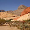 Photo taken from the parking lot of Sandstone Quarry.<br>
<br>
Note Turtle Head Peak; A great hike in Red Rock.