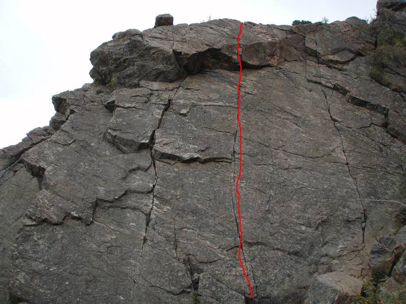 The 5.10 crack (trad).