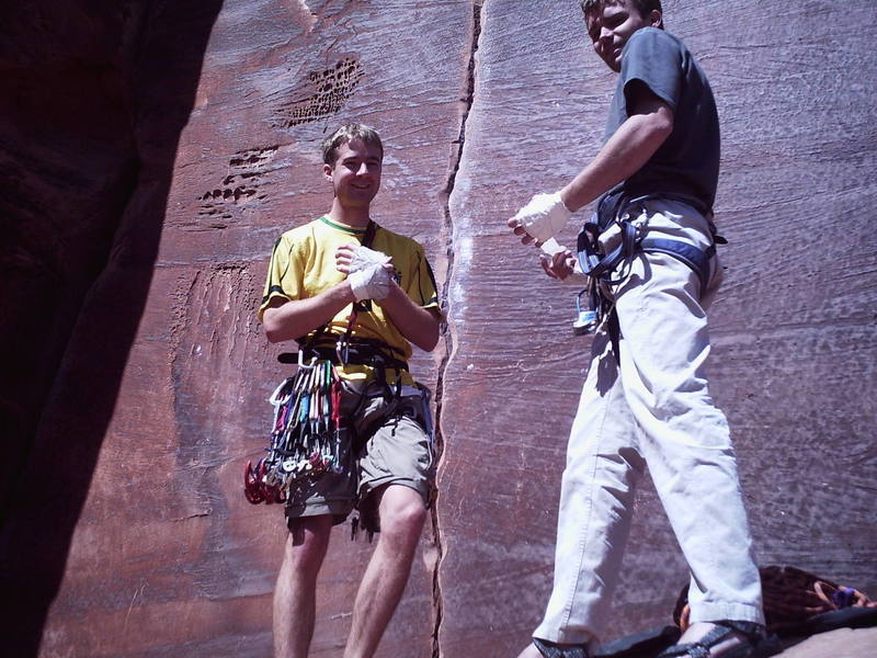 All racked up and ready to climb Tequila Sunrise.