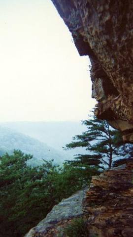 South Face of the North Rock from just above the route South Fork Cemetery.