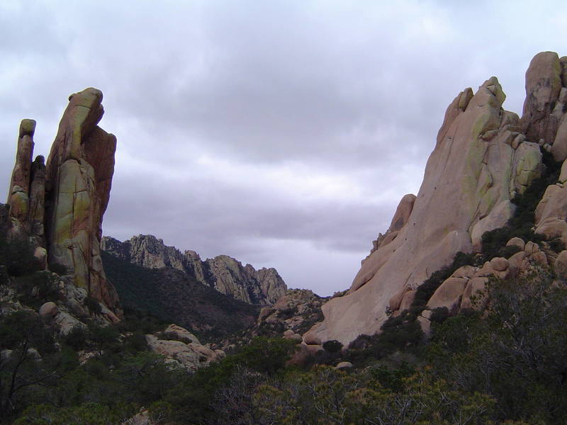 A really cool shot of Cochise Dome with What's My Line.  Seen from the approach.