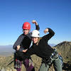 fellow fem friends frolicking on the summit - McDowell Mtns, AZ