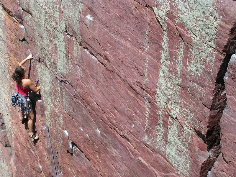 Kayte Knower midway on Upper D. Flake Route can be seen to the right.