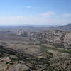 Looking South West from Split Rocks summit. That's "Great Stone Face" in the distance Alt 6795.