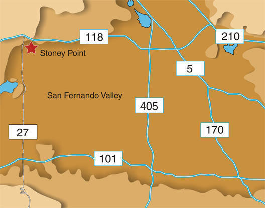 Location of Stoney Point