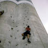 Silo climbing near Dallas.<br>
Photo by Todd Gordon.