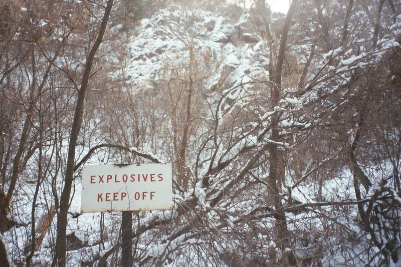 Approach to Hidden Falls, Glenwood Canyon Colorado.