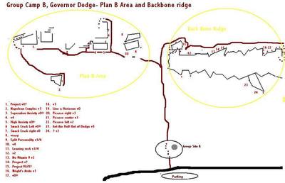 Rough topo.  Includes many of the better lines, but not all that have been done.