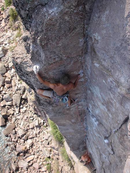 JJ FA of Birds of a Feather .11+ Palisade Head, MN. With Dave Groth.