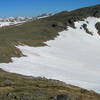 A view of the top of Andrews Glacier from the south.