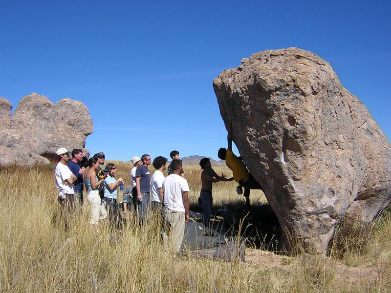 Bouldering at City Of Rocks