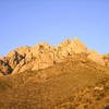 The Wedge is the highest point in this photo, taken from the switchbacks on the Modoc Mine rd.