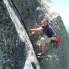 Todd Smith on El Camino Real (5.10a)