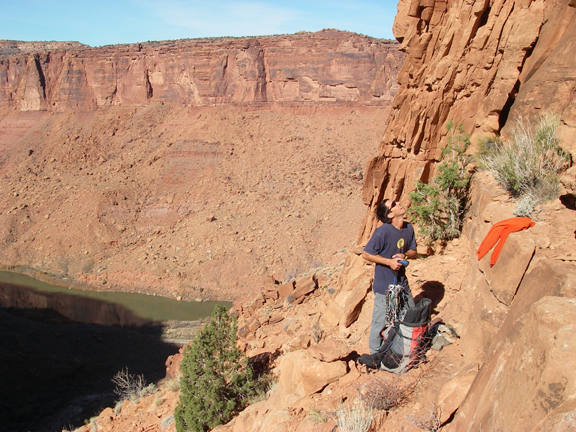 Josh Gross at the start of Adrenaline Circus.