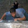 Focused on the next hold at the County Park, Idyllwild