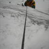 Shaun G. near the top of the first pitch of Great White on 12/01/2006.