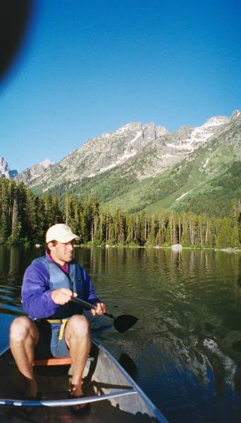 Approaching Mt. Moran, Wy