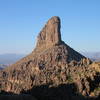 Weavers Needle, the classic view from Fremont Saddle on the Peralta Trail