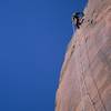 James Schroeder leading the fourth pitch.