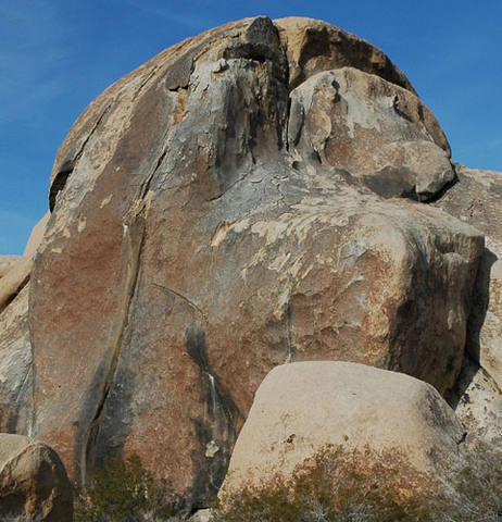 "Peter Eater Pumpkin Eater" goes up the crack left of photo center.<br>
Photo by Blitzo.