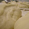 Ciabatta loaves waiting for oven space.