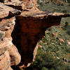 Natural divingboard-Pine Creek Canyon.<br>
Photo by Blitzo.