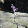 Kayte having fun on Zig Zag Crack.