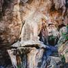 One of the strangest rock formations I have ever seen outside of a cave. Nanyang wall in the Batu Caves climbing area of K.L. Malaysia has some interesting stuff, including this Cauldron and lid. Photo by Tony Bubb, 12/06. 