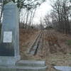 The old Granite Railroad leading up to the Quarries (built in 1826).