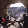 Bird and Brodie launching the Space Pod. Photo: Eric Draper