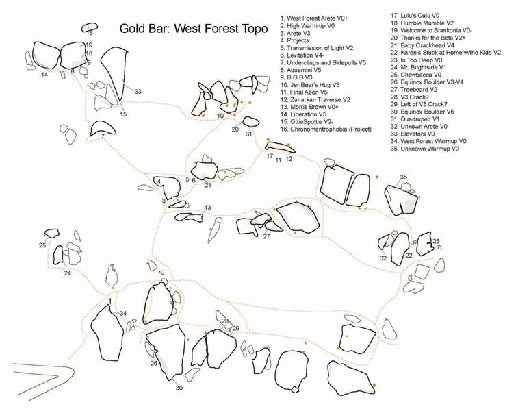 West Forest Map Updated 01/2007