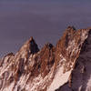 Middle Palisade & Norman Clyde Peak as seen from Temple Crag summit.