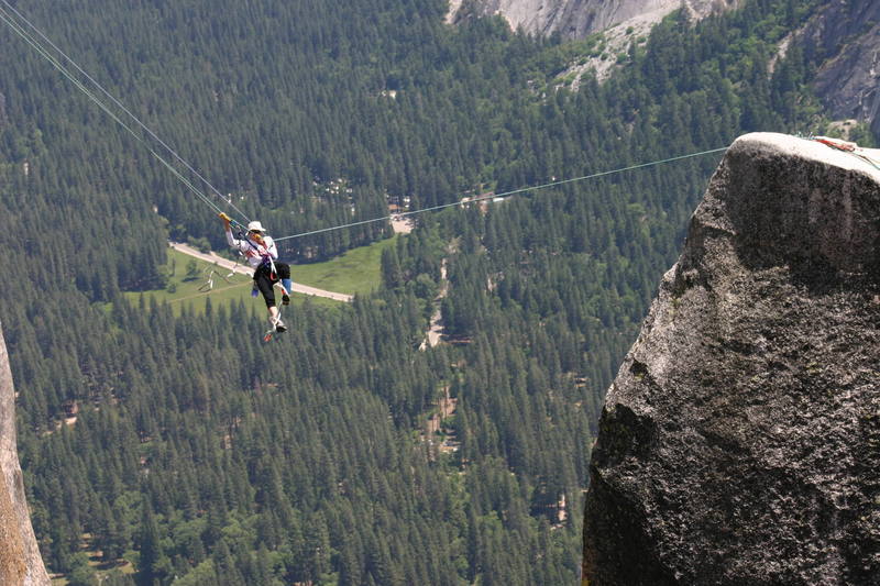 The tyrolean traverse from tip to top