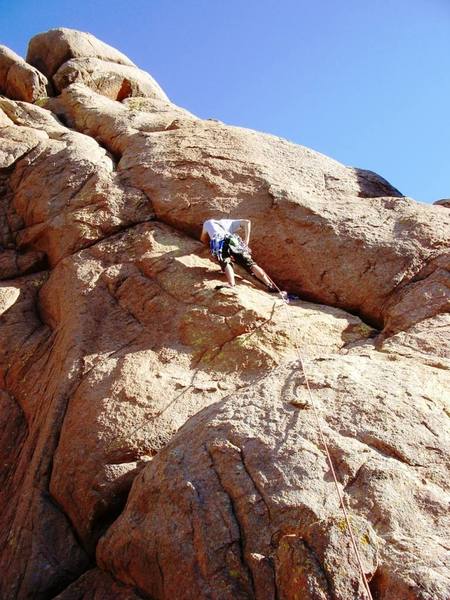 Different angle of Jordan preparing for his inevitable fall onto old man pin.