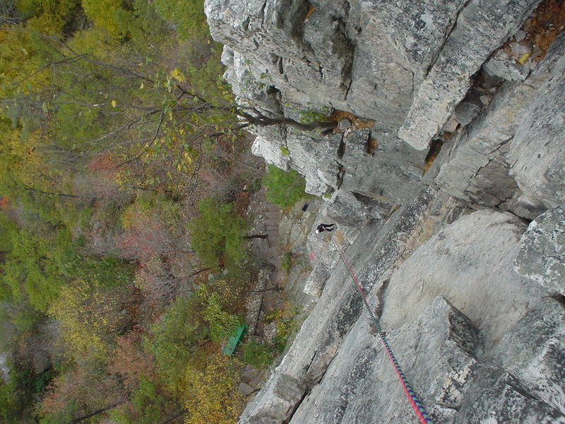 The rope is more or less going down breakneck. The other face is Le Gourmet Direct 