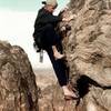 Will on the boulder crux of Suddenly Susan<br>
photo by spike