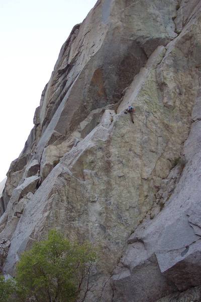 the mantle at the end of the Touchup traverse