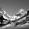 Middle Teton from Garnet Canyon trail<br>
photo: Christian Baird.<br>
