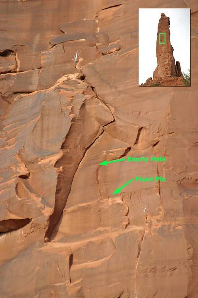 Close up of the upper half of the third pitch (as described above).  